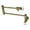 Kingston Brass KS4103PX Wall Mount Pot Filler, Antique Brass KS4103PX - alternate 1